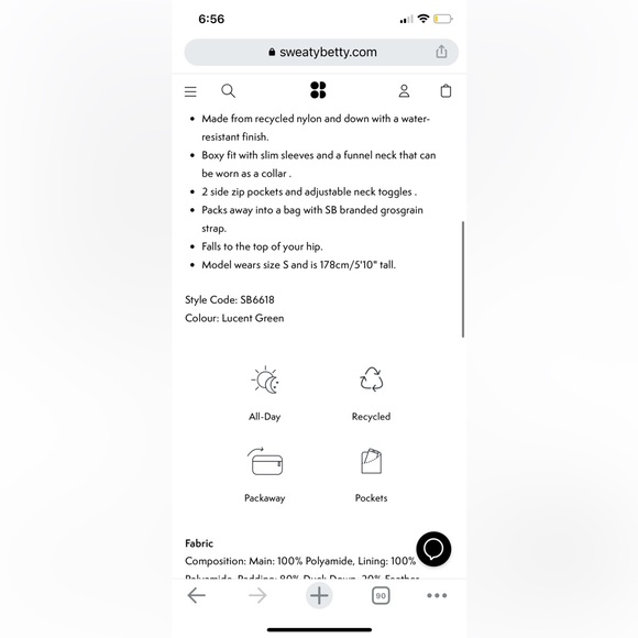 Pathfinder Packable Jacket; comes with packable bag. - Picture 9 of 9